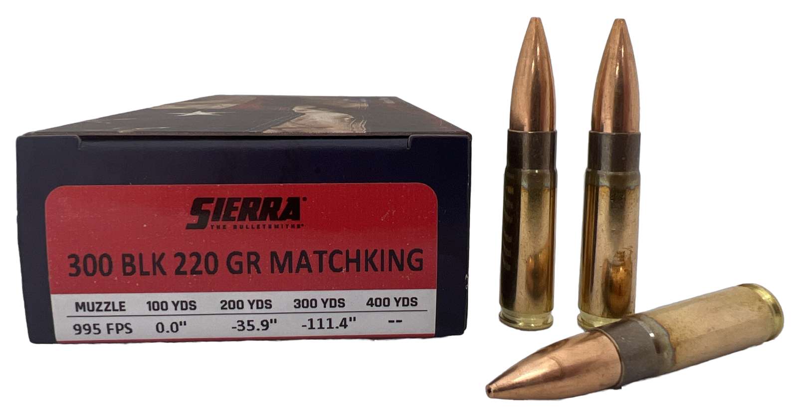SIE AMMO 300BLK 220GR FOLDS OF HONOR 20/10 - Red Team Armory