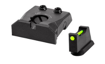 CZ P-10 fully adjustable sight set with fiber optics | type C 1.5mm - green - Red Team Armory
