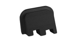 Slide plug: Aluminum – checkered - black - Red Team Armory